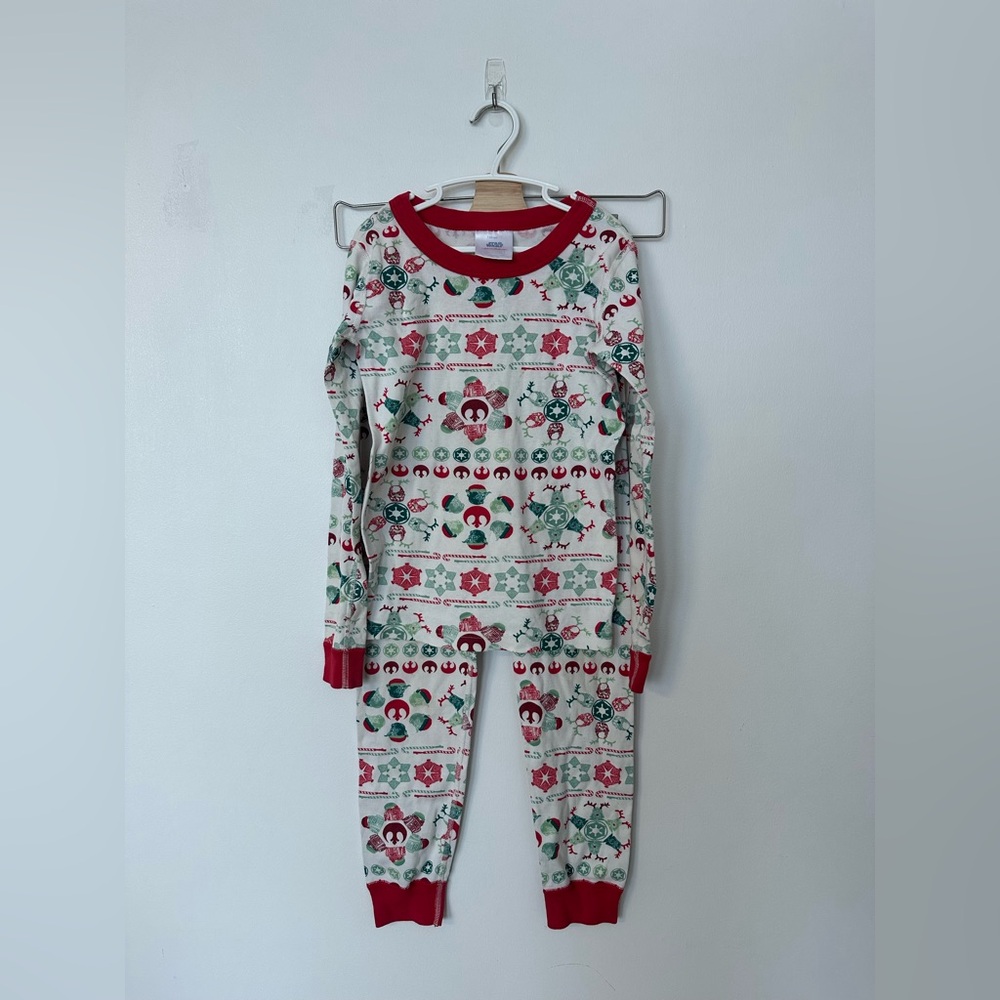 Hanna Andersson Star Wars Holiday Pajamas Set Organic Cotton 130
